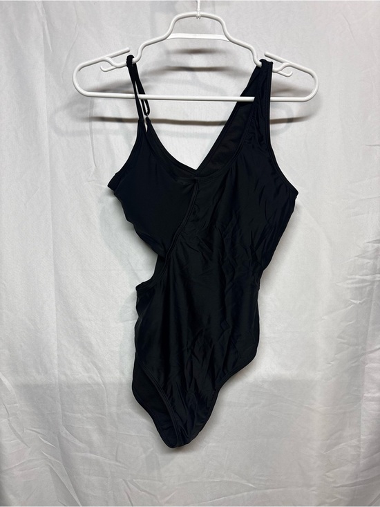 The Unbranded Brand Other - Black One Piece Cutout Swimsuit Asymmetrical One Shoulder Size Large